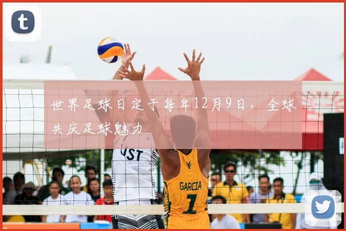 世界足球日定于每年12月9日，全球共庆足球魅力